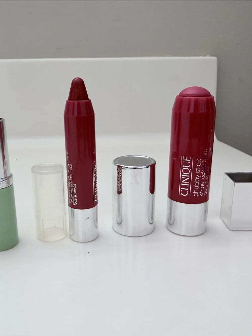 Clinique Chubby Stick Lip & Cheek Duo — Deep Rose